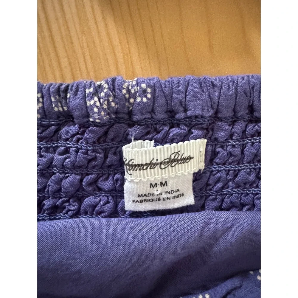 Kimchi Blue Purple Bandana Print Two Piece Set Cami Top and Tiered Mini Skirt M